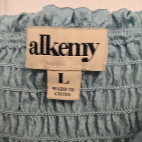 Light Blue Ruffle Camisole - Picture 3 of 3